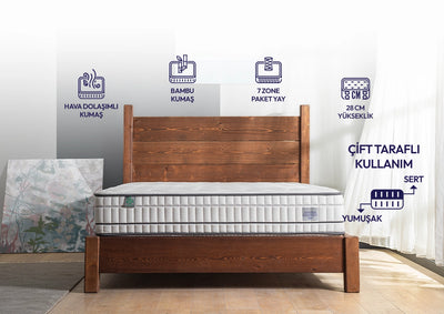 Sleep People Bamboo Double Comfort Yatak