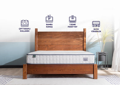 Sleep People Bamboo Lumina Paket Yaylı  Yatak