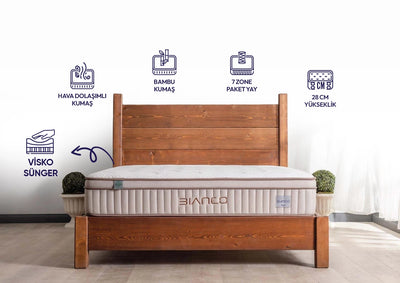Sleep People Bamboo Bianco Visco Yatak
